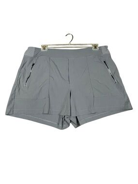 Athleta Zipper Pockets Outdoor Athletic Athleisure Trekkie North Short - Sz 18